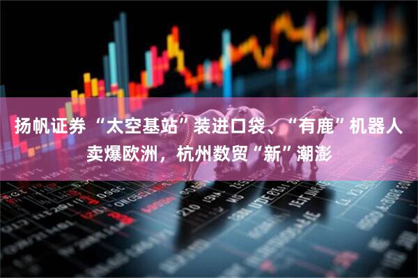 扬帆证券 “太空基站”装进口袋、“有鹿”机器人卖爆欧洲，杭州数贸“新”潮澎